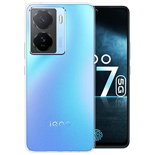 JGD PRODUCTS for iQOO Z7 5G (2023) Premium Transparent Soft Silicon Crystal Clear Back Cover [Transparent]