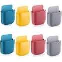LEPPY PRODUCTS Wall Stand Mobile Holder Mount Phone Multi Purpose plastic Storage (Pack of 8)