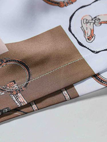 Leriya Fashion Men's Night Dress || Rayon Multi Printed Night Suit Set || Sleepwear Loungewear Shirt & Shorts Combo || Summer Wear Short Pajama Set for Men || Night Wear Set - Image 4