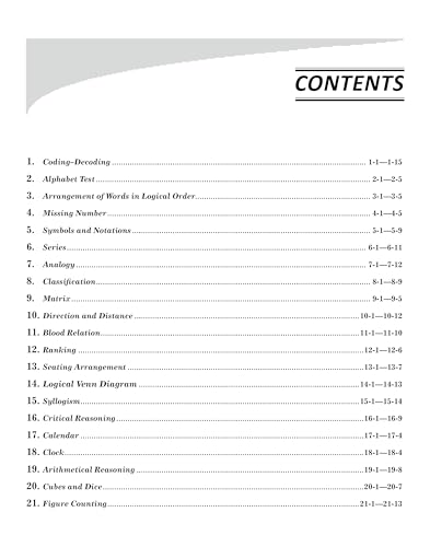 SSC Reasoning Topic-wise Practice Set Book for Exam 2024 in English (Revised Edition)