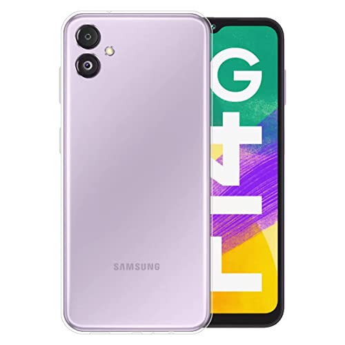 JGD PRODUCTS for Samsung Galaxy F14 5G (2023) Premium Transparent Soft Silicon Crystal Clear Back Cover [Transparent]