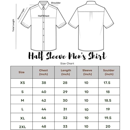 Leriya Fashion Textured Shirts for Men || Casual Shirt for Men || Shirt for Men|| Men Stylish Shirt || Men Fancy Shirt || Men Half Sleeve Shirt || Plain Shirts for Men || Shirts - Image 6