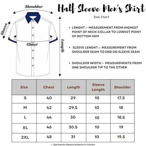 Leriya Fashion Men's Shirt || Rayon Multi Printed Shirts for Men || Short Sleeves Shirt for Boys || Summer Shirts for Men || Office Shirt for Men || Beach Shirts for Men - Image 5