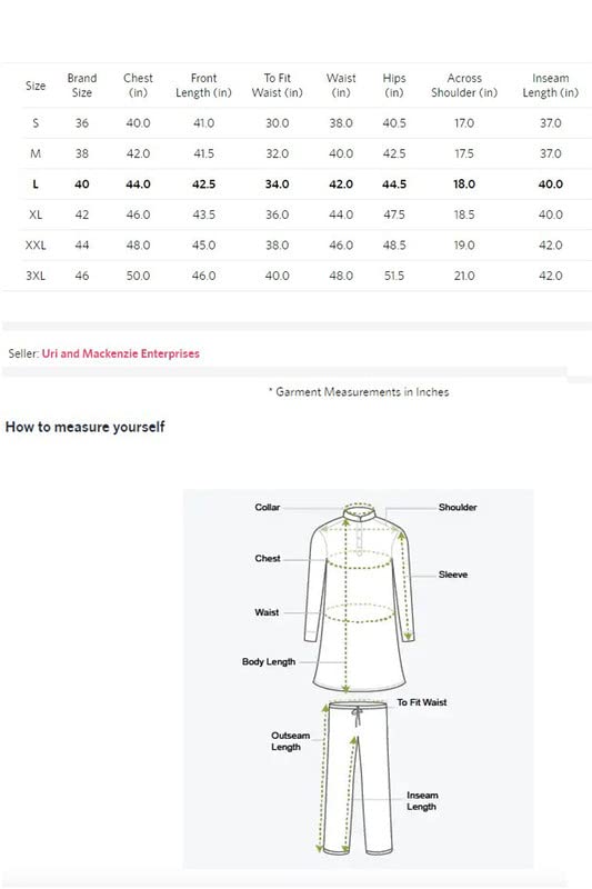 Uri and MacKenzie Men's Linen Blend Kurta - Image 8