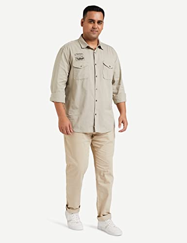 Amazon Brand - INKAST Men's Cotton Solid Full Sleeve Slim Fit Casual Shirt (Available in Plus Size) - Image 8