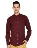 Amazon Brand - INKAST Men's Solid Slim Fit Casual Shirt