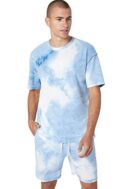 OM SAI LATEST CREATION Unisex Night Dress || Tie-Dye Night Wear Beach Wear Summer Wear Short Pajama Set || Sleepwear Loungewear T-Shirt & Shorts Combo|| Night Suit for Men & Women.