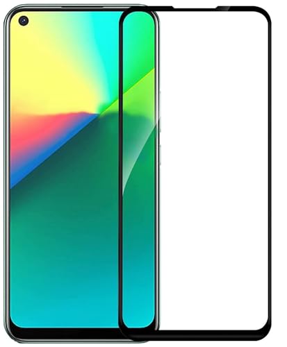 JGD PRODUCTS for Realme C17, Realme 7i Tempered glass with Full Edge Protection and Easy Installation Kit