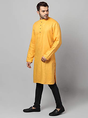 Uri and MacKenzie Men's Linen Blend Kurta - Image 3