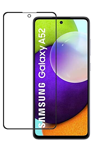 JGD PRODUCTS (Black 11D Tempered Glass for Samsung Galaxy A52/A52S / S20 FE (2021) -Edge to Edge Full Screen Coverage