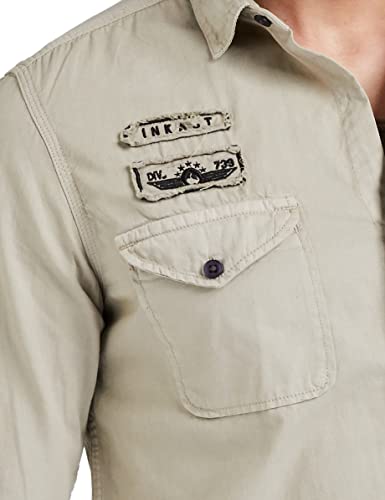 Amazon Brand - INKAST Men's Cotton Solid Full Sleeve Slim Fit Casual Shirt (Available in Plus Size) - Image 7