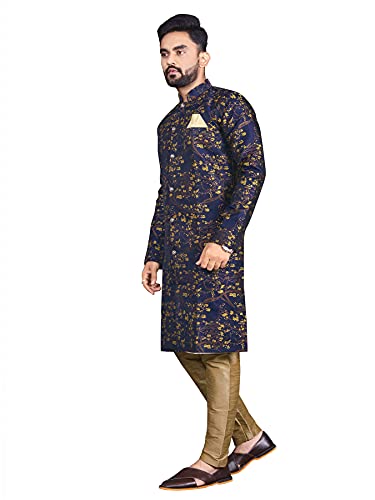 N.B.F Fashion Mens Ethnic Wear Indo Western Set - Image 4