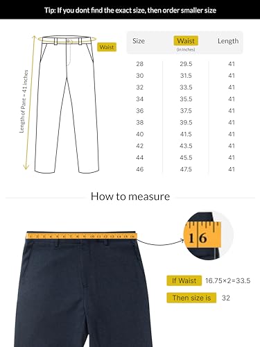 The Pant Project Luxury PV Stretchable Casual Pants for Men | Stylish Slim Fit Men's Wear Trousers for Office or Party | Mens Fashion Dress Trouser with Expandable Waist & 4 Way Stretch - Image 3