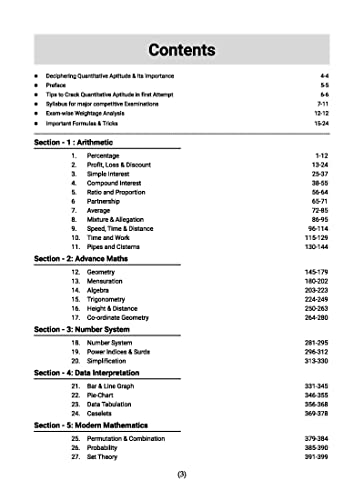 Oswaal Objective Quantitative Aptitude For All Competitive Examinations Chapter-wise & Topic-wise, A Complete Book - Image 3
