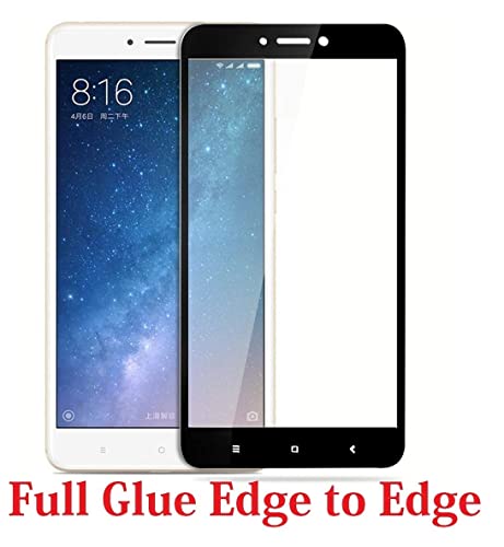 JGD PRODUCTS Tempered Glass Screen Protector Compatible for Xiaomi Mi Max, Mi Max 2 with Edge to Edge coverage and Easy Installation kit