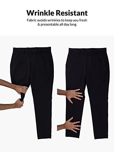 The Pant Project Luxury PV Stretchable Casual Pants for Men | Stylish Slim Fit Men's Wear Trousers for Office or Party | Mens Fashion Dress Trouser with Expandable Waist & 4 Way Stretch - Image 6