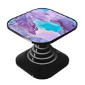 Gosmartkart® Designer HD Printed Mobile Back Grip Socket Grip Expanding Square Mobile Stand for Android or Apple Smartphones (Made in India Product) Marble Glitter Texture