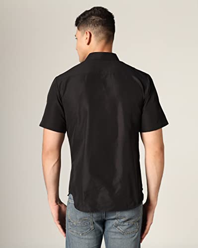 DHRUVI TRENDZ Men Regular Fit Rayon Shirt