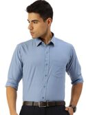 English Navy Men's Dress Shirt