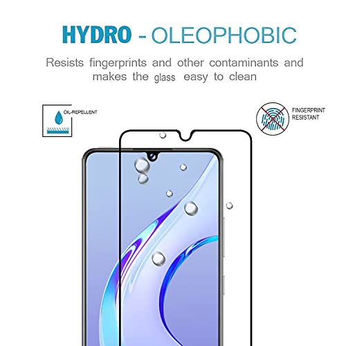 JGD PRODUCTS (Black 11D Tempered Glass for Samsung Galaxy M32 / F22 / A32 / A31 (2021) -Edge to Edge Full Screen Coverage