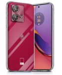 JGD PRODUCTS for Moto G84 Premium Transparent Soft Silicon Crystal Clear Back Cover [Transparent]