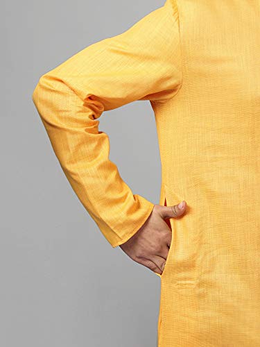 Uri and MacKenzie Men's Linen Blend Kurta - Image 6