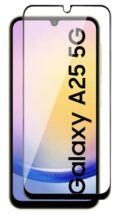 JGD PRODUCTS for Samsung Galaxy A25 5G, Samsung Galaxy A24 5G Tempered glass with Full Edge Protection and Easy Installation Kit