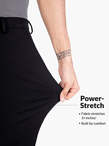 The Pant Project Luxury PV Stretchable Casual Pants for Men | Stylish Slim Fit Men's Wear Trousers for Office or Party | Mens Fashion Dress Trouser with Expandable Waist & 4 Way Stretch - Image 5