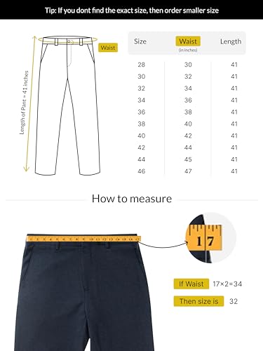 The Pant Project Luxury PV Lycra Stretchable Formal Pants for Men | Stylish Slim Fit Men's Wear Trousers for Office or Party | Mens Fashion Dress Trouser Pant - Image 3
