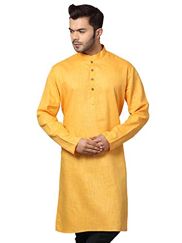 Uri and MacKenzie Men's Linen Blend Kurta