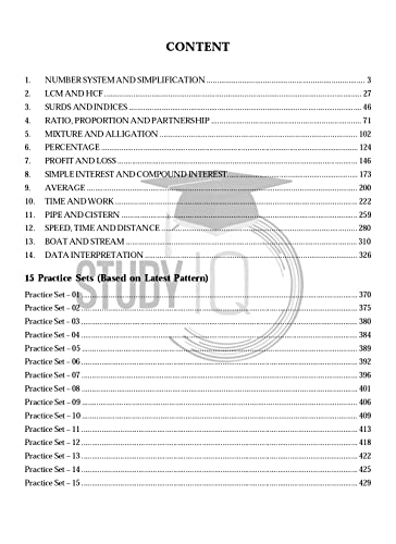 Arithmetic (Quant) Book for SSC CGL, CHSL, CPO and Other Govt. Exams