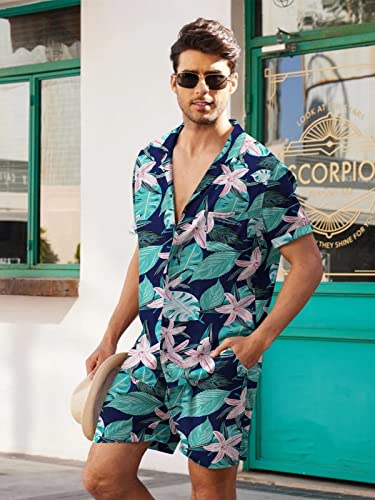 Leriya Fashion Unisex Night Dress || Tie-Dye Night Wear Set || Beach Wear Summer Wear Short Pajama Set || Sleepwear Loungewear T-Shirt & Shorts Combo|| Night Suit for Men & Women. - Image 4