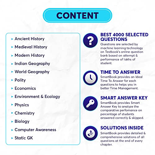 BEST 4000 SMART QUESTION BANK SSC GENERAL KNOWLEDGE IN ENGLISH - Image 3