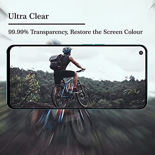 JGD PRODUCTS for OnePlus Nord CE 5G, Nord CE 2 5G, Nord 2, Nord 2T Tempered glass Screen Protector with Full Edge Protection and Easy Installation Kit