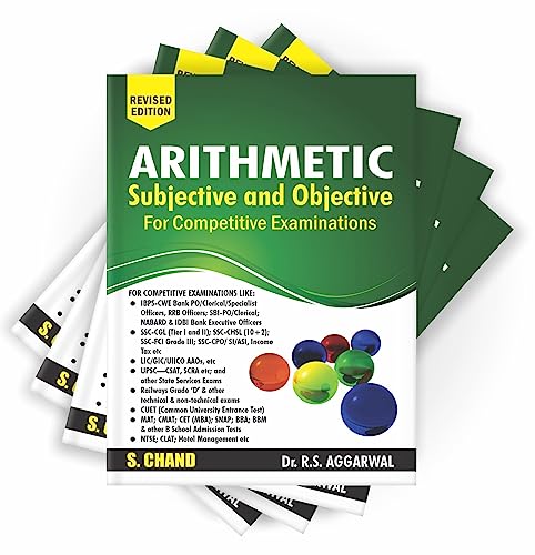 Arithmetic : Subjective and Objective For Competitive Examinations All Government and Entrance Exams (Banking, SSC, Railway, Police, UPSC Civil Service | By S. Chand's Latest Edition - Image 3
