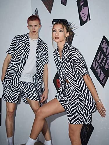 Leriya Fashion Unisex Night Dress || Rayon Multi Printed Night Suit Set || Sleepwear Loungewear Shirt & Shorts Combo || Summer Wear Short Pajama Set for Men & Women || Night Wear Set - Image 8