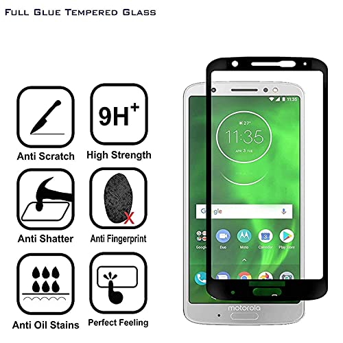 JGD PRODUCTS 6D/11D Full Edge to Edge Full Glue Screen Protector Tempered Glass for Moto G7 - Image 3