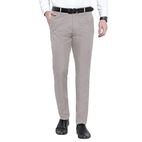 D novo Men's Regular Formal Trouser | Stylish Fit Men Wear Pants for Office or Party | Men's Fashion Dress Trousers Pant