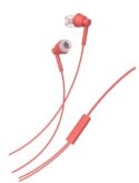 Nokia Buds (Wb-101) Powerful Bass Performance Wired In Ear Earphones With Mic For Clear Voice Calls, Virtual Assistant Control Enabled Angled Acoustic Tubes For A Comfortable And Secure Fit, Red
