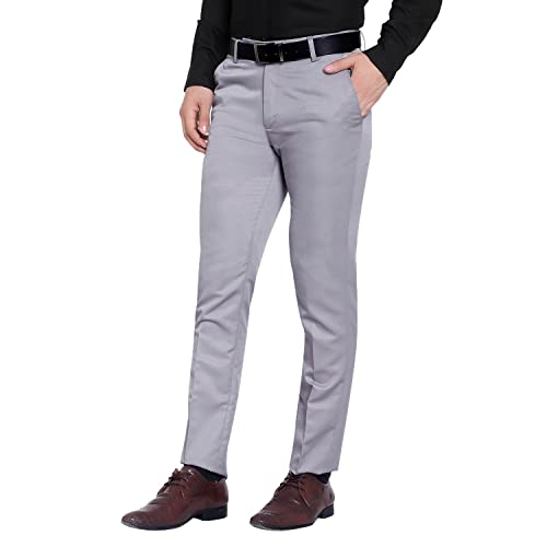 D novo Men's Regular Formal Trouser | Stylish Fit Men Wear Pants for Office or Party | Men's Fashion Dress Trousers Pant - Image 3