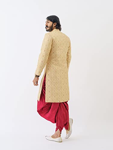 XEPON Men's Ethnic Wear Sherwani Wedding Dress Set