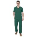 Cambia Scrub Suits for Doctors Men/OT Dress Unisex (XXXL, Bottle Green)