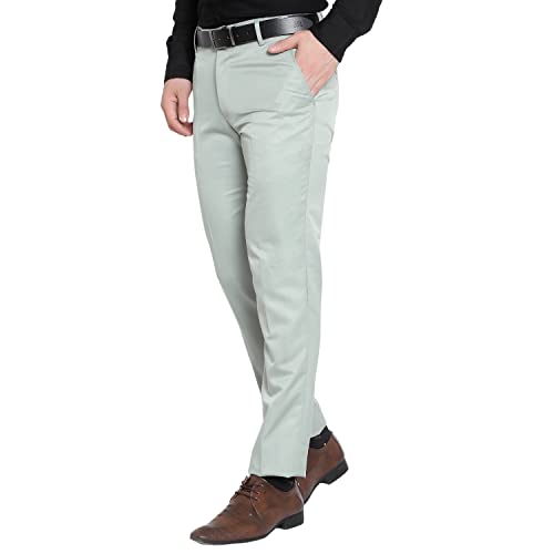 D novo Men's Regular Formal Trouser | Stylish Fit Men Wear Pants for Office or Party | Men's Fashion Dress Trousers Pant - Image 3