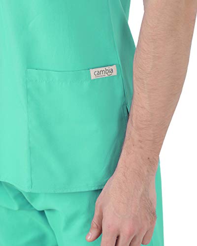 Cambia Scrub Suits for Doctors Men/OT Dress Unisex (M, Sea Green) - Image 5