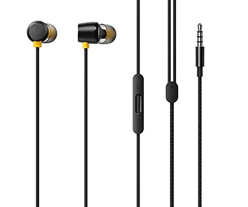 Earphone For Samsung Z3, Samsung A177, Samsung A220 F Nori, Samsung A257 Magnet, Samsung A657, Samsung A827 Access, Samsung A877 Impression Universal Wired Earphones Headphone Handsfree Headset Music with 3.5mm Jack Hi-Fi Gaming Sound Music HD Stereo Audio Sound with Noise Cancelling Dynamic Ergonomic Original Best High Sound Quality Earphone - (Black , BRT.B1, R20) - Image 5