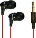 MX in-Ear Wired Earphones Without Mic (Red Black)