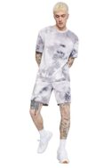 OM SAI LATEST CREATION Unisex Night Dress || Tie-Dye Night Wear Beach Wear Summer Wear Short Pajama Set || Sleepwear Loungewear T-Shirt & Shorts Combo|| Night Suit for Men & Women.