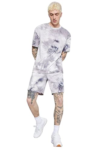 OM SAI LATEST CREATION Unisex Night Dress || Tie-Dye Night Wear Beach Wear Summer Wear Short Pajama Set || Sleepwear Loungewear T-Shirt & Shorts Combo|| Night Suit for Men & Women.