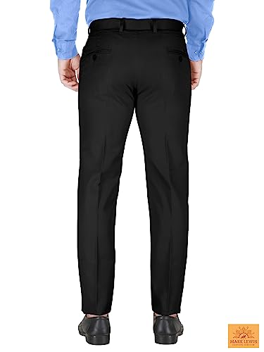 MARK LEWIS Slimfit Formal Pant for Gents - Comfortable, Soft Feel Formal Trouser for Men - Formal Pant for Men Office, Travel, Meeting, Interview, Gifting & Regular use - Image 4