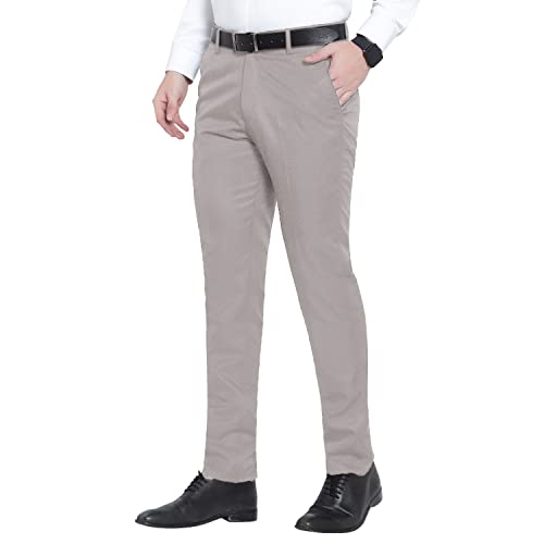 D novo Men's Regular Formal Trouser | Stylish Fit Men Wear Pants for Office or Party | Men's Fashion Dress Trousers Pant - Image 3